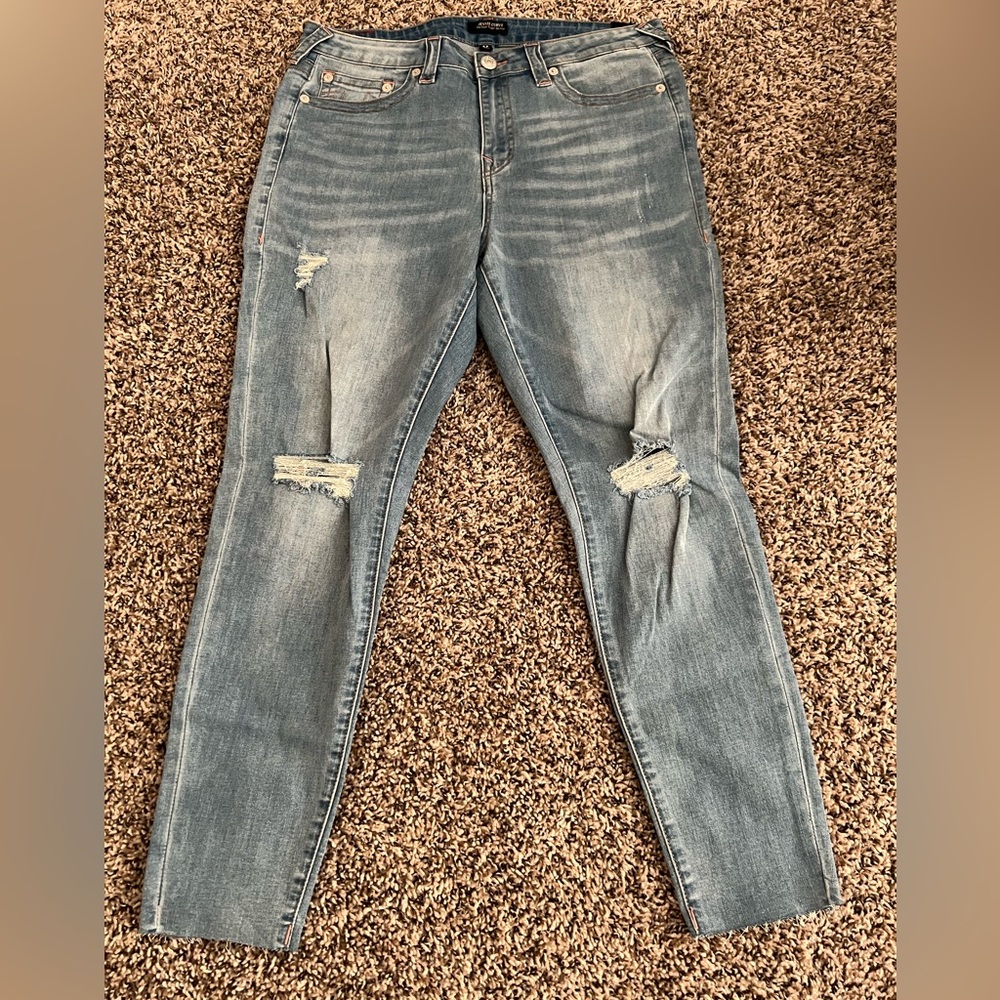 True Religion Jennie Mid Rise Skinny Jean